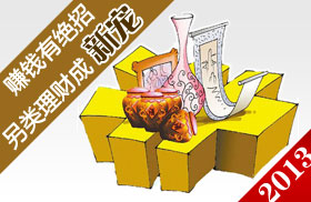 2013赚钱有绝招另类理财受亲睐